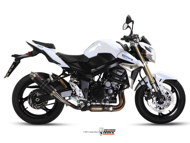 MIVV S.037 SUZUKI GSR 750 ( 2011 / 16 ) Slip-on Exhaust "GP" (carbon; approved) – Accessories in the 2WheelsHero Motorcycle Aftermarket Accessories and Parts Online Shop