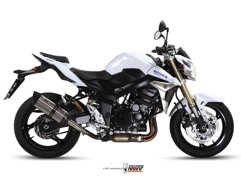 MIVV S.037 SUZUKI GSR 750 ( 2011 / 16 ) Slip-on Exhaust "Suono" (stainless steel; approved) – Accessories in the 2WheelsHero Motorcycle Aftermarket Accessories and Parts Online Shop