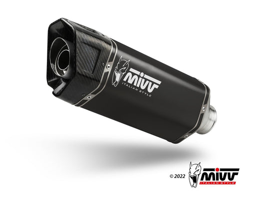 MIVV S.063 SUZUKI GSX-8R / 8S ( 2022+ ) Full System High Exhaust "SR-1" (black; approved) – Accessories in the 2WheelsHero Motorcycle Aftermarket Accessories and Parts Online Shop