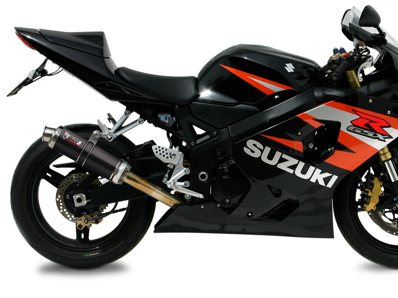 MIVV S.014 SUZUKI GSX-R 600 / 750 ( 2004 - 05 ) Bolt-on Exhaust "GP" (black; approved) – Accessories in the 2WheelsHero Motorcycle Aftermarket Accessories and Parts Online Shop