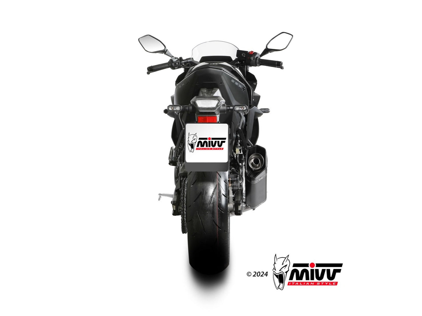 MIVV S.063 SUZUKI GSX-8R / 8S ( 2022+ ) Full System High Exhaust "SR-1" (black; approved) – Accessories in the 2WheelsHero Motorcycle Aftermarket Accessories and Parts Online Shop