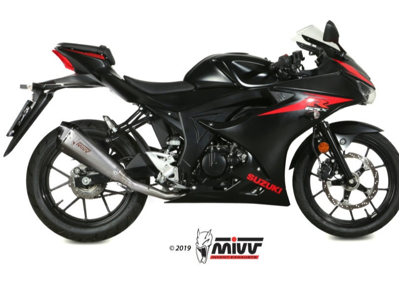 MIVV S.055 SUZUKI GSX-R / S 125 ( 2017 / 20 ) Full System Exhaust "Delta Race" (stainless steel; approved) – Accessories in the 2WheelsHero Motorcycle Aftermarket Accessories and Parts Online Shop