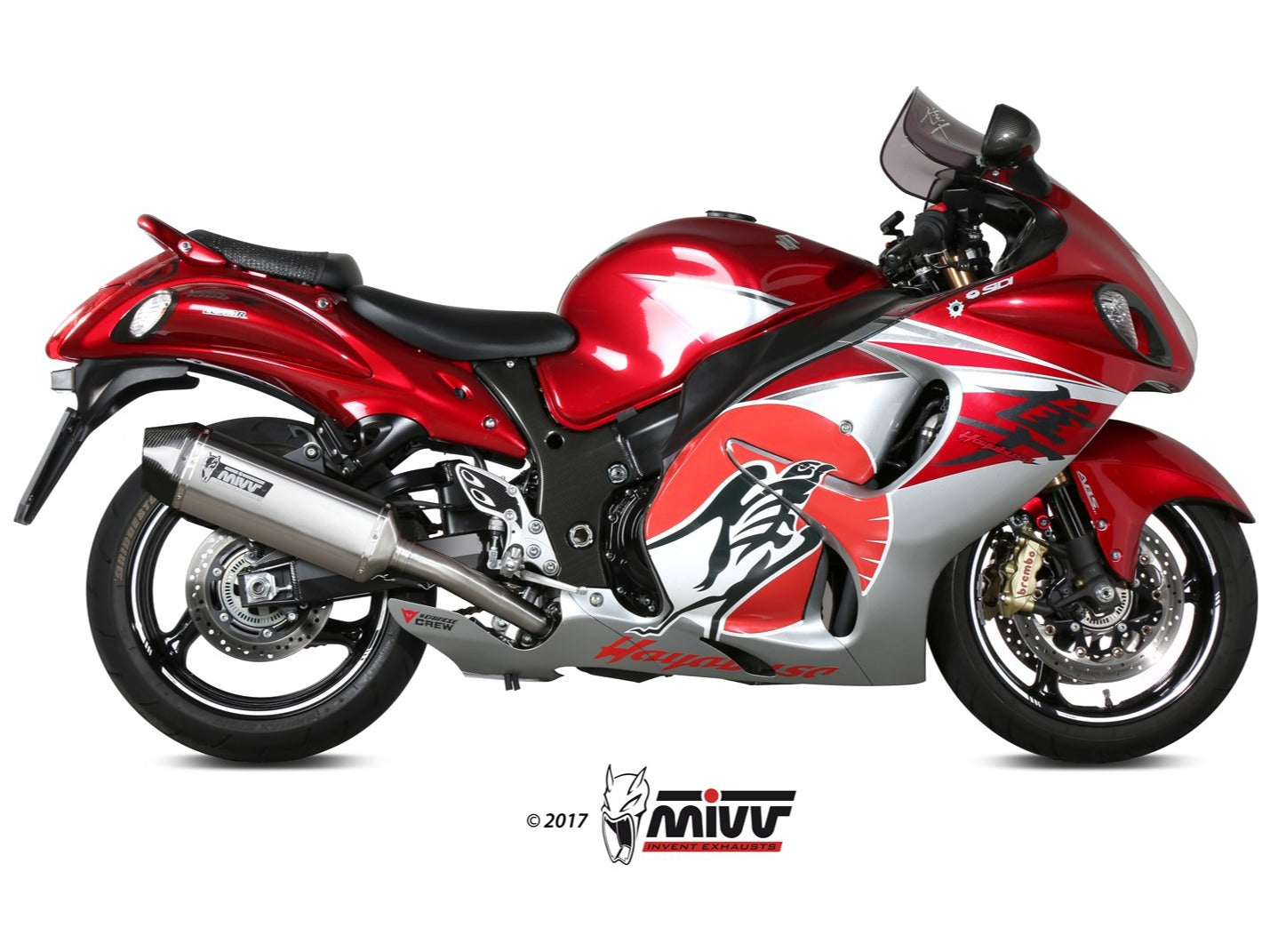 MIVV S.052 SUZUKI GSX-R 1300 Hayabusa ( 2008 / 17 ) Dual Slip-on Exhaust "Speed Edge" (stainless steel; approved) – Accessories in the 2WheelsHero Motorcycle Aftermarket Accessories and Parts Online Shop