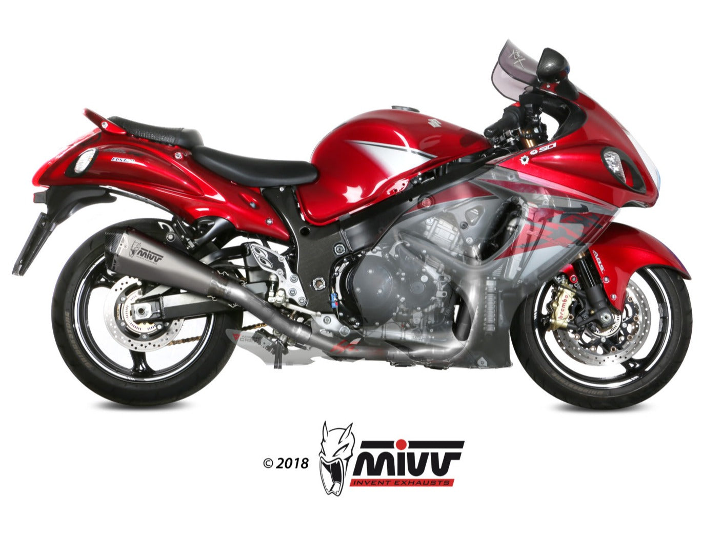 MIVV R.SU.0002 SUZUKI GSX-R 1300 Hayabusa ( 2008 / 17 ) Full System Exhaust (titanium; not approved) – Accessories in the 2WheelsHero Motorcycle Aftermarket Accessories and Parts Online Shop