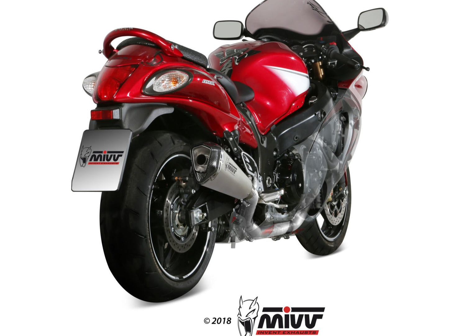 MIVV R.SU.0002 SUZUKI GSX-R 1300 Hayabusa ( 2008 / 17 ) Full System Exhaust (titanium; not approved) – Accessories in the 2WheelsHero Motorcycle Aftermarket Accessories and Parts Online Shop
