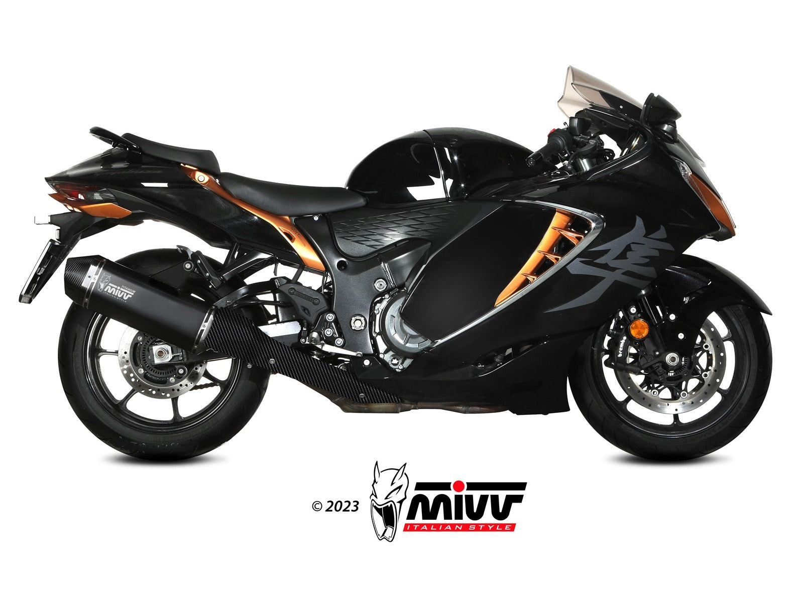MIVV S.060 SUZUKI GSX-R 1300 Hayabusa ( 2021+ ) Dual Slip-on Exhaust "Speed Edge" (black titanium; approved) – Accessories in the 2WheelsHero Motorcycle Aftermarket Accessories and Parts Online Shop