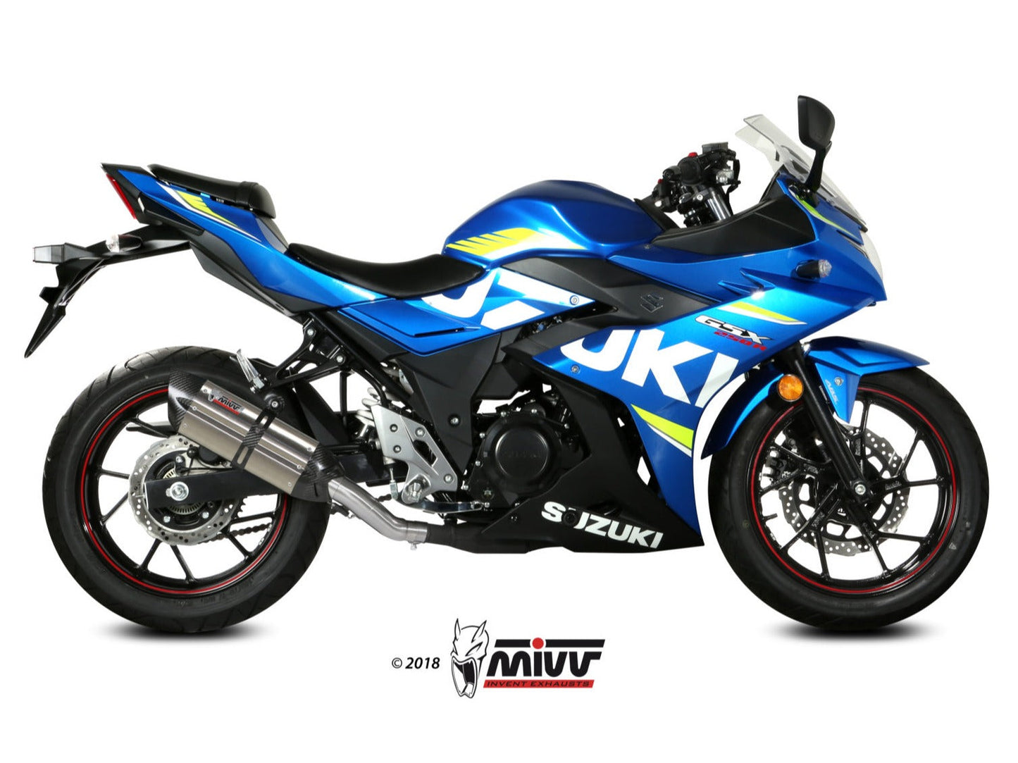 MIVV S.054 SUZUKI GSX 250 R ( 2017 / 20 ) Slip-on Exhaust "Suono" (stainless steel; approved) – Accessories in the 2WheelsHero Motorcycle Aftermarket Accessories and Parts Online Shop