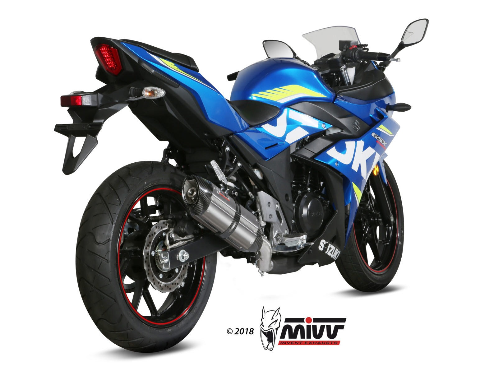 MIVV S.054 SUZUKI GSX 250 R ( 2017 / 20 ) Slip-on Exhaust "Suono" (stainless steel; approved) – Accessories in the 2WheelsHero Motorcycle Aftermarket Accessories and Parts Online Shop