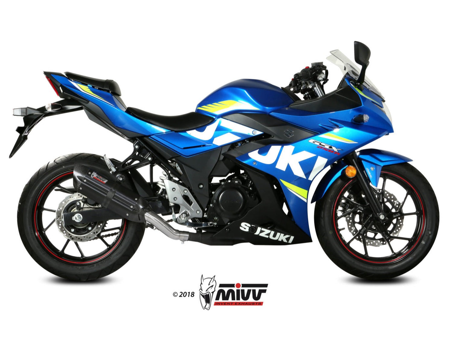 MIVV S.054 SUZUKI GSX 250 R ( 2017 / 20 ) Slip-on Exhaust "Suono" (black; approved) – Accessories in the 2WheelsHero Motorcycle Aftermarket Accessories and Parts Online Shop