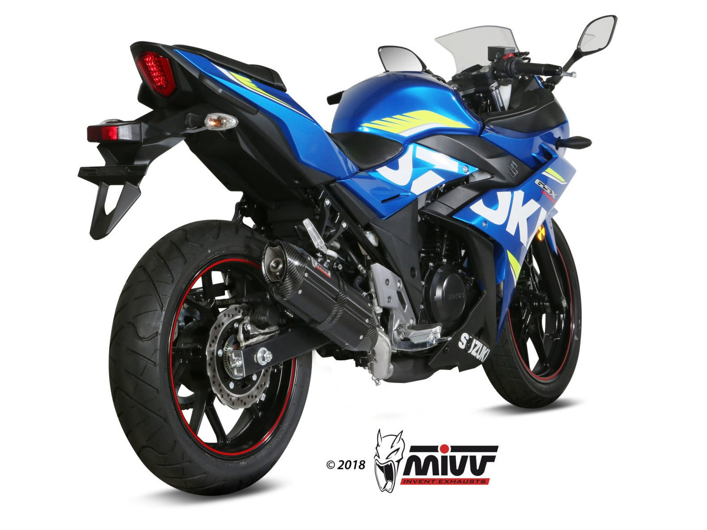 MIVV S.054 SUZUKI GSX 250 R ( 2017 / 20 ) Slip-on Exhaust "Suono" (black; approved) – Accessories in the 2WheelsHero Motorcycle Aftermarket Accessories and Parts Online Shop