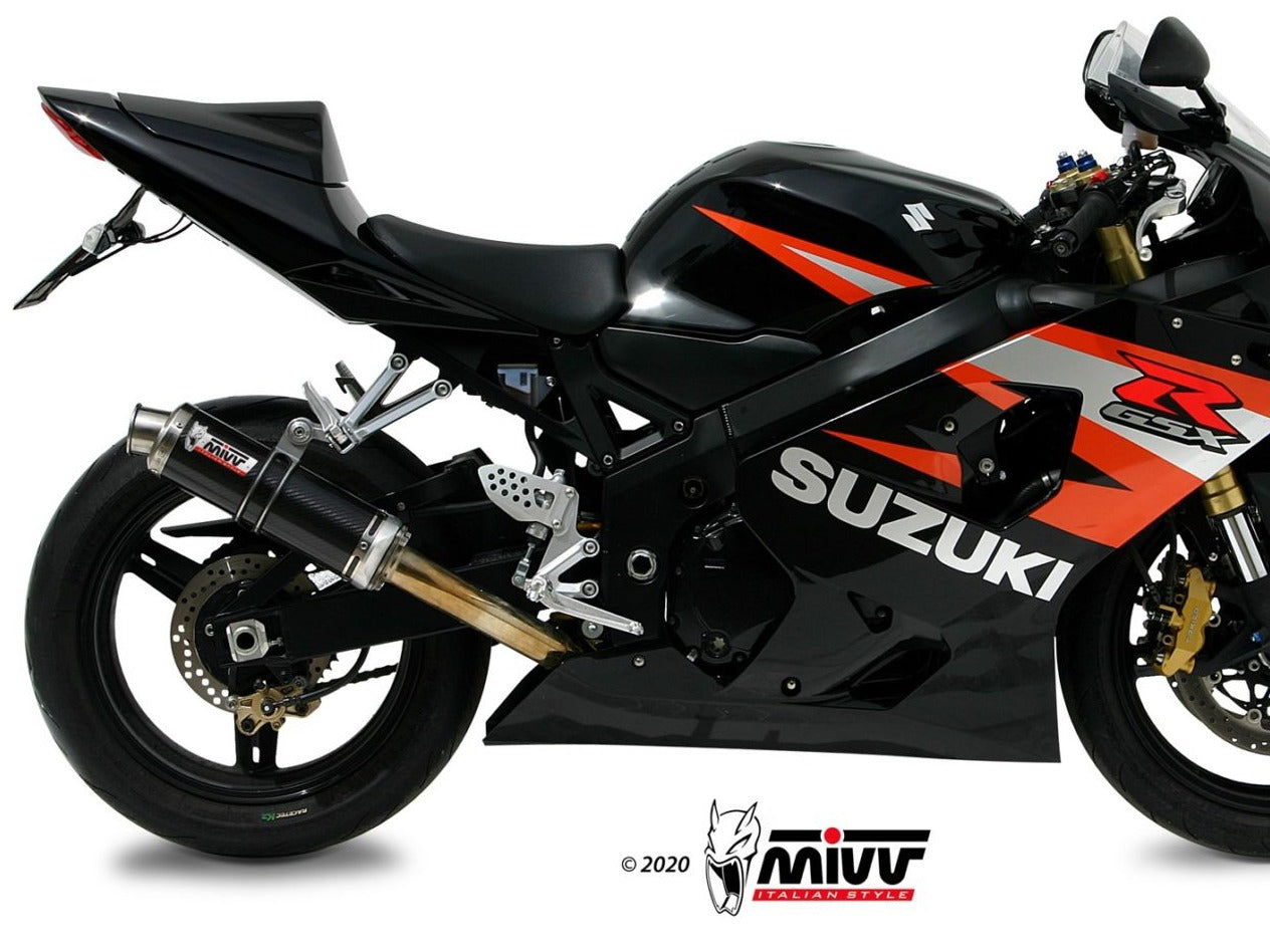 MIVV S.014 SUZUKI GSX-R 600 / 750 ( 2004 - 05 ) Bolt-on Exhaust "GP" (carbon; approved) – Accessories in the 2WheelsHero Motorcycle Aftermarket Accessories and Parts Online Shop