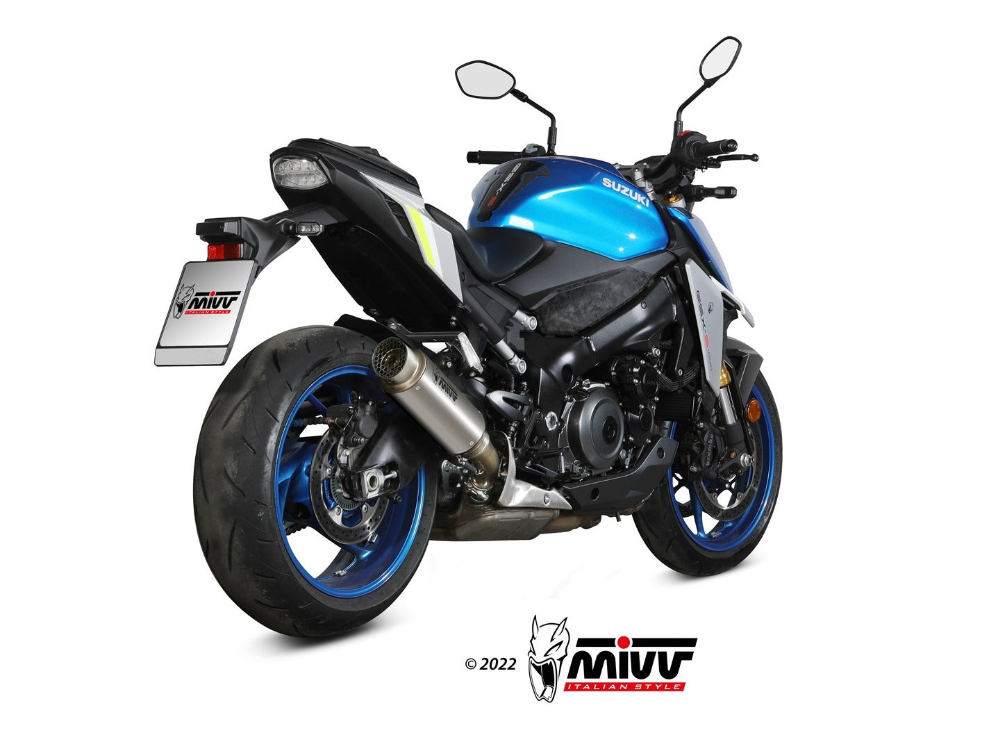MIVV S.059 SUZUKI GSX-S 1000 / 950 ( 2021+ ) Slip-on Exhaust "GP Pro" (titanium; approved) – Accessories in the 2WheelsHero Motorcycle Aftermarket Accessories and Parts Online Shop