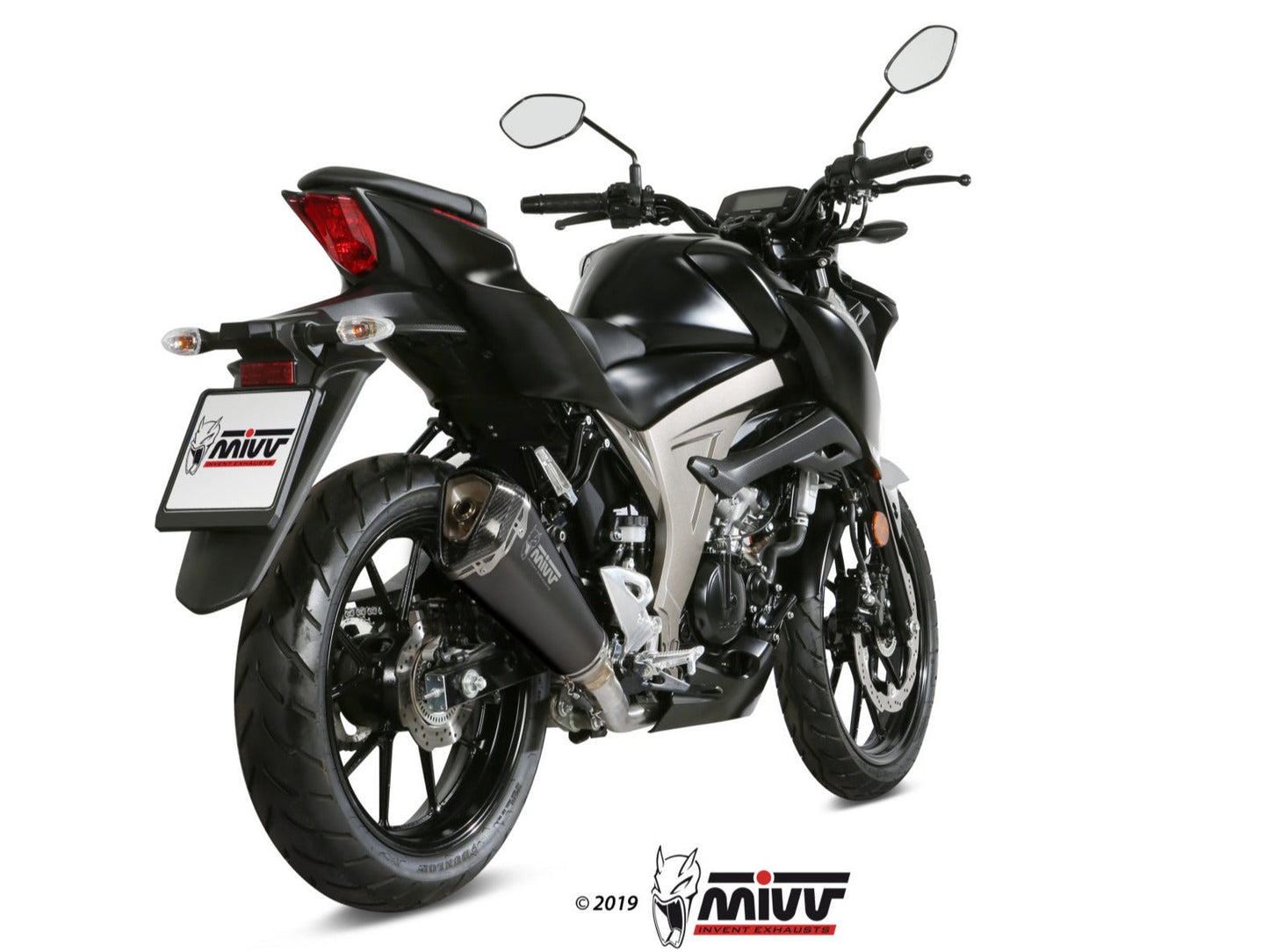 MIVV S.055 SUZUKI GSX-R / S 125 ( 2017 / 20 ) Full System Exhaust "Delta Race" (black; approved) – Accessories in the 2WheelsHero Motorcycle Aftermarket Accessories and Parts Online Shop