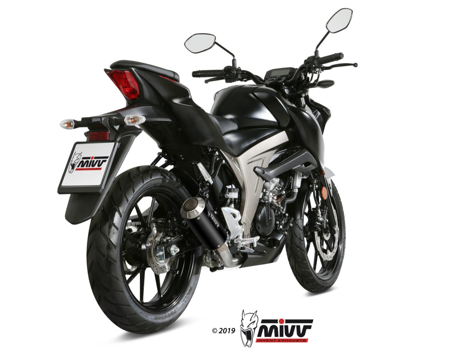 MIVV S.055 SUZUKI GSX-R / S 125 ( 2017 / 20 ) Full System Exhaust "MK3" (black; not approved) – Accessories in the 2WheelsHero Motorcycle Aftermarket Accessories and Parts Online Shop