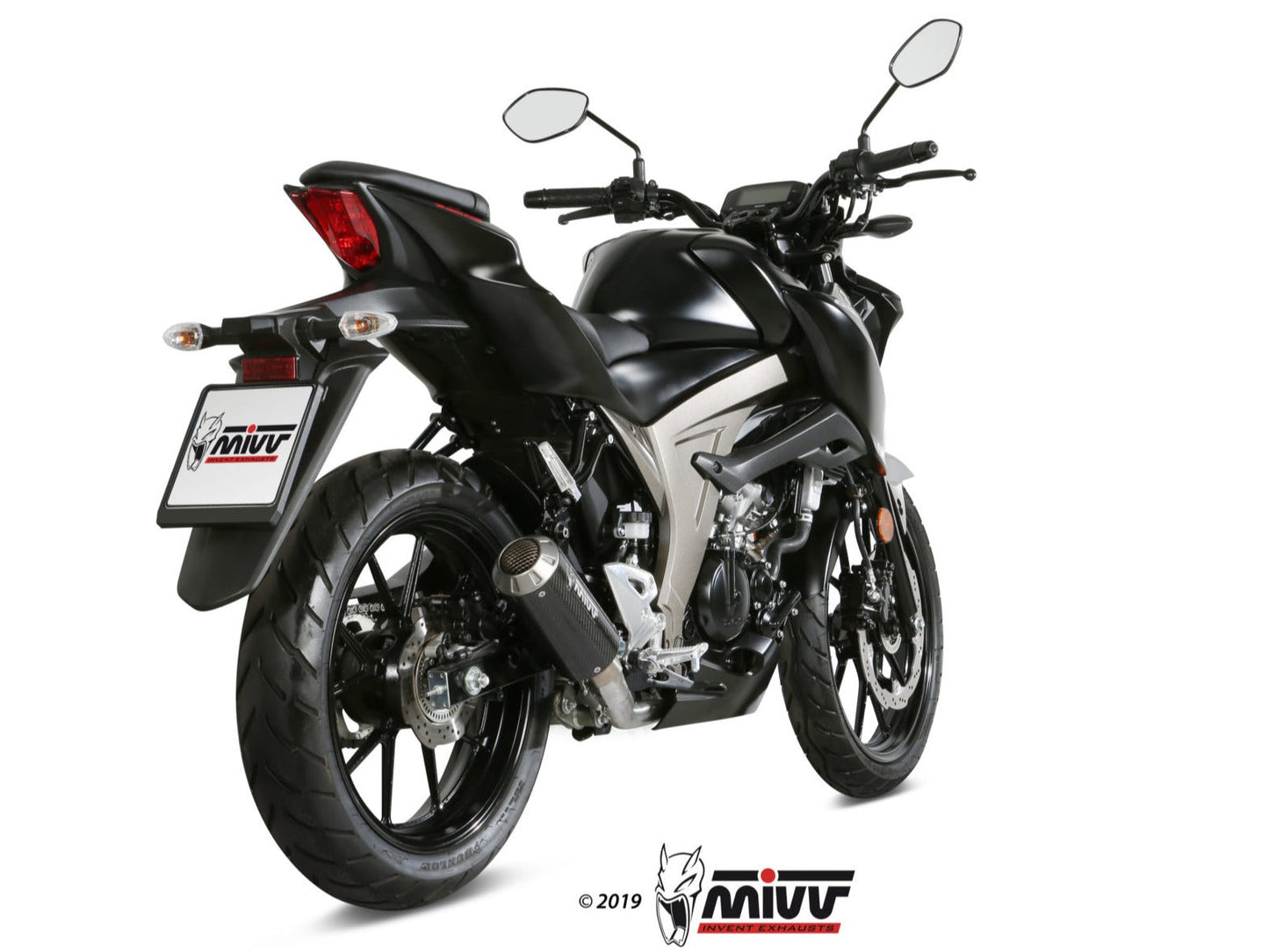 MIVV S.055 SUZUKI GSX-R / S 125 ( 2017 / 20 ) Full System Exhaust "MK3" (carbon; not approved) – Accessories in the 2WheelsHero Motorcycle Aftermarket Accessories and Parts Online Shop