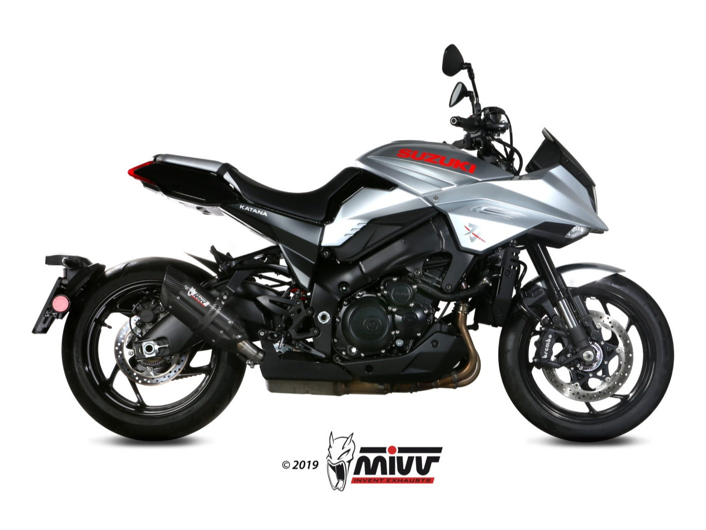 MIVV S.056 SUZUKI Katana ( 2019+ ) Slip-on Exhaust "Suono" (black; approved) – Accessories in the 2WheelsHero Motorcycle Aftermarket Accessories and Parts Online Shop