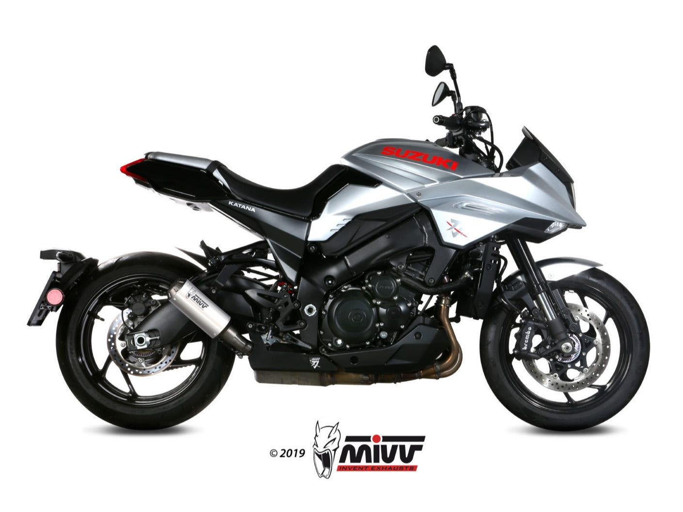 MIVV S.056 SUZUKI Katana ( 2019+ ) Slip-on Exhaust "MK3" (stainless steel; approved) – Accessories in the 2WheelsHero Motorcycle Aftermarket Accessories and Parts Online Shop