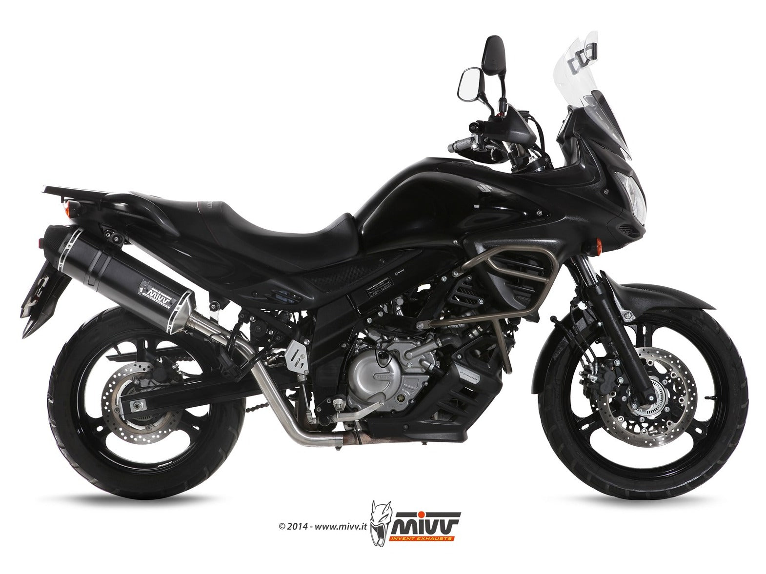 MIVV T.013 TRIUMPH TIGER 1200 ( 2012 / 15 ) Slip-on Exhaust "Speed Edge" ( black; approved) – Accessories in the 2WheelsHero Motorcycle Aftermarket Accessories and Parts Online Shop