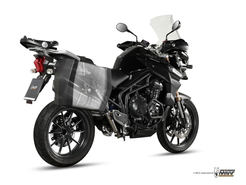 MIVV T.013 TRIUMPH TIGER 1200 ( 2012 / 15 ) Slip-on Exhaust "Speed Edge" ( stainless steel; approved) – Accessories in the 2WheelsHero Motorcycle Aftermarket Accessories and Parts Online Shop
