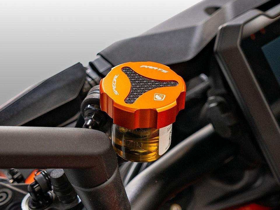 DBK TLS01 Moto Guzzi V100 / Stelvio Front Fluid Tanks Caps – Accessories in the Motodeal Motorcycle Aftermarket Accessories and Parts Online Shop