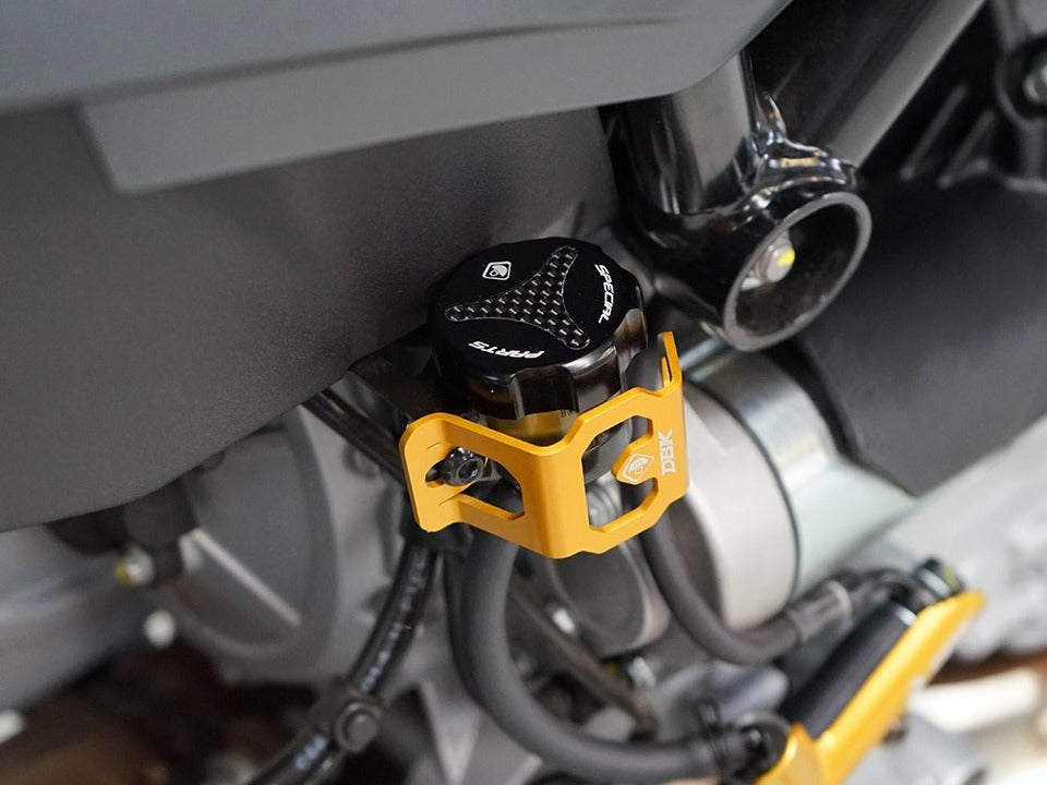 DBK TLS04 Moto Guzzi V100 / Stelvio Rear Brake Fluid Tank Cap – Accessories in the Motodeal Motorcycle Aftermarket Accessories and Parts Online Shop