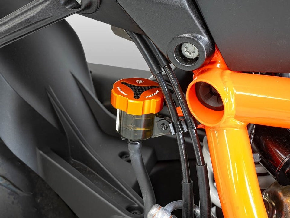 DBK TLS04 Moto Guzzi V100 / Stelvio Rear Brake Fluid Tank Cap – Accessories in the Motodeal Motorcycle Aftermarket Accessories and Parts Online Shop