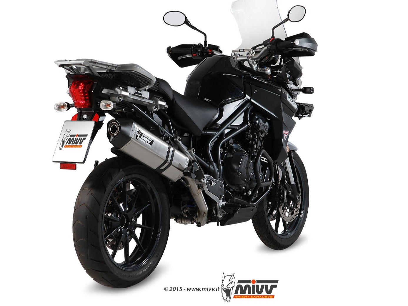 MIVV T.013 TRIUMPH TIGER 1200 ( 2012 / 15 ) Slip-on Exhaust "Speed Edge" ( stainless steel; approved) – Accessories in the 2WheelsHero Motorcycle Aftermarket Accessories and Parts Online Shop