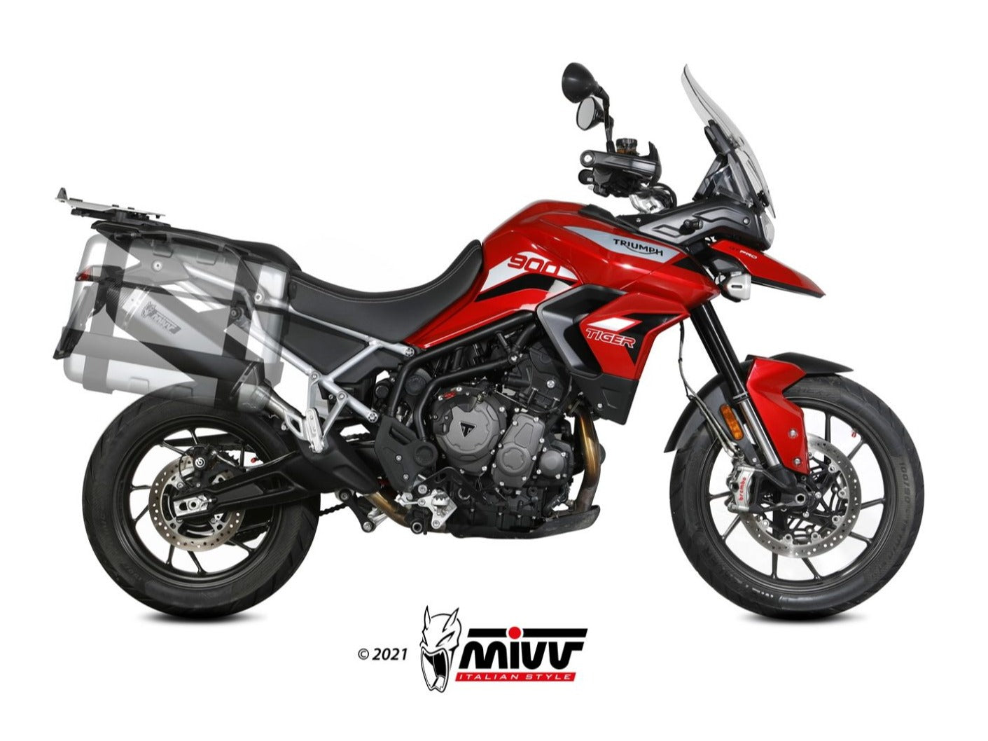MIVV T.018 TRIUMPH TIGER 900 / GT / PRO / RALLY ( 2021 / 23 ) Slip-on Exhaust "Speed Edge" ( black; approved) – Accessories in the 2WheelsHero Motorcycle Aftermarket Accessories and Parts Online Shop