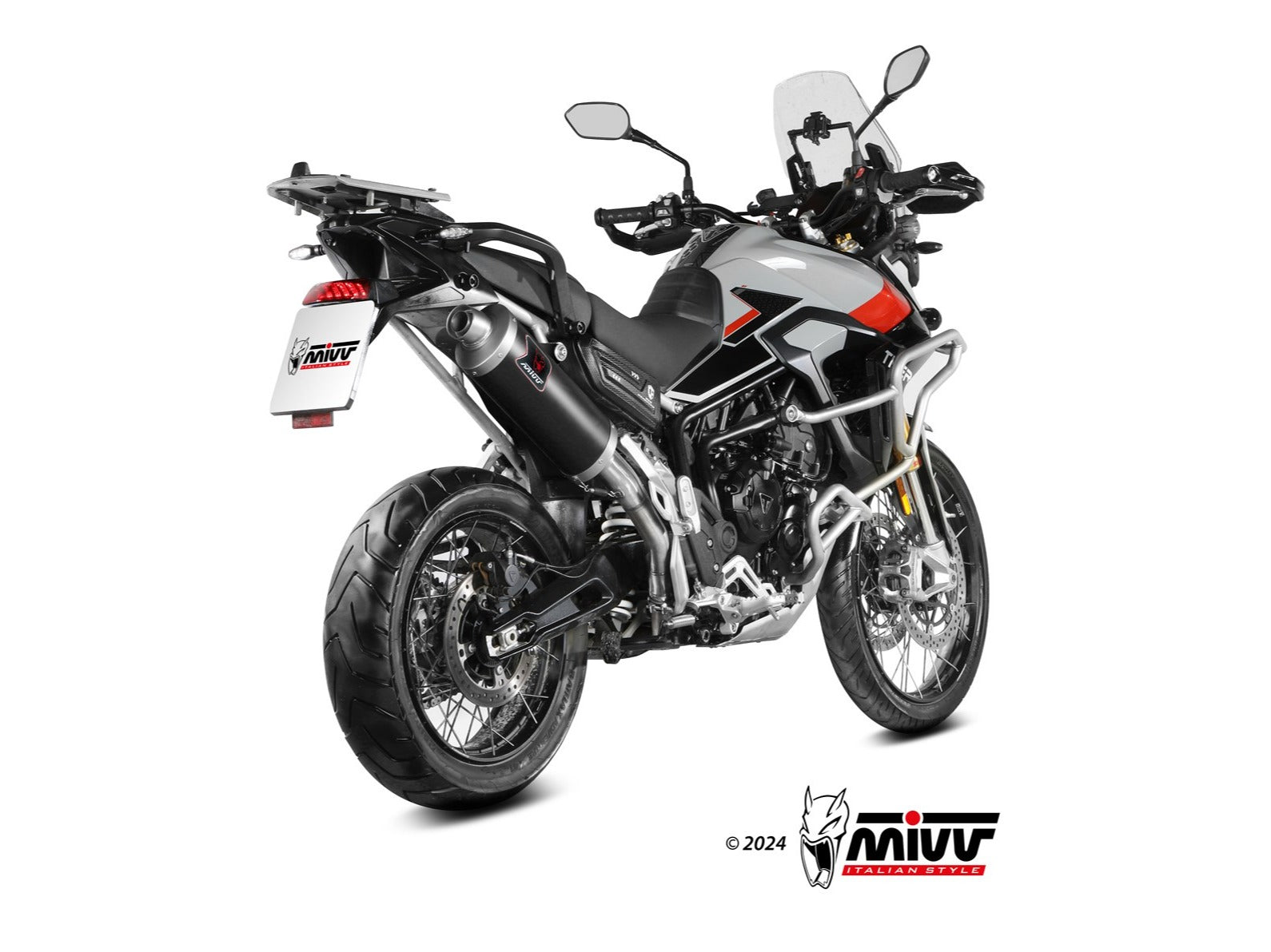 MIVV T.028 TRIUMPH TIGER 900 / GT / PRO / RALLY ( 2024+ ) Slip-on Exhaust "Dakar" ( black; approved) – Accessories in the 2WheelsHero Motorcycle Aftermarket Accessories and Parts Online Shop