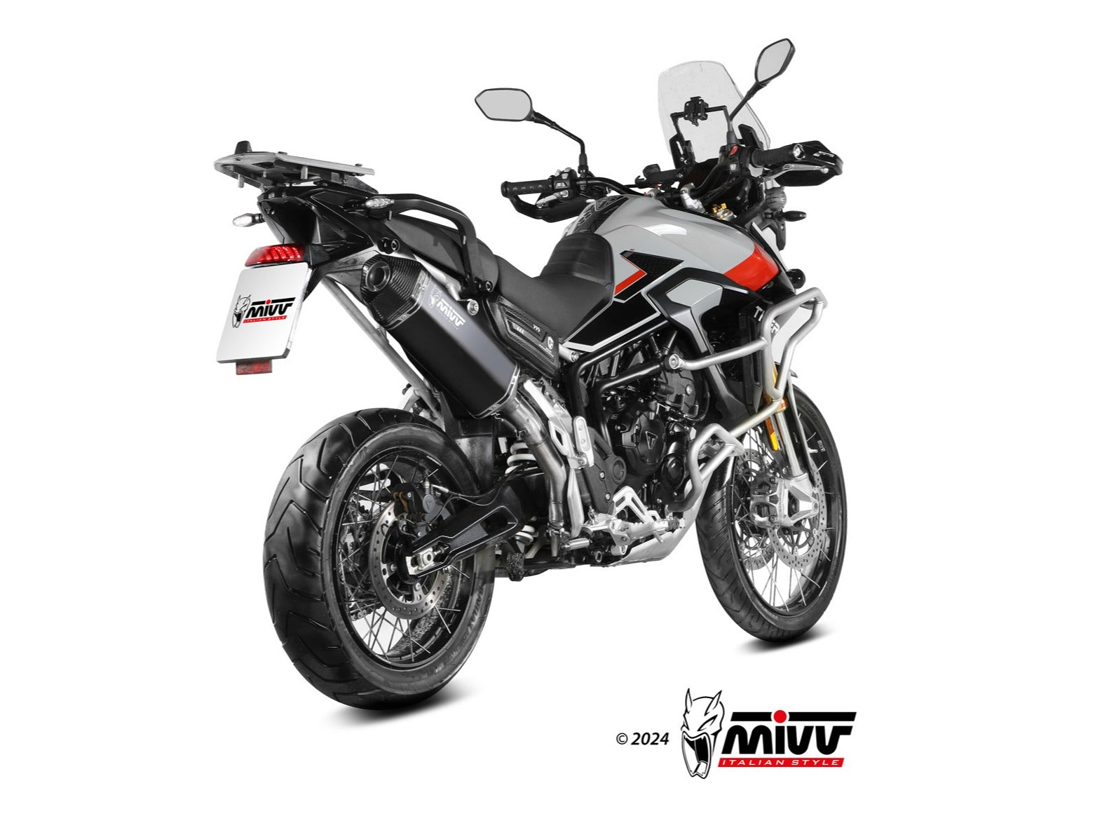 MIVV T.028 TRIUMPH TIGER 900 / GT / PRO / RALLY ( 2024+ ) Slip-on Exhaust "Speed Edge" ( black; approved) – Accessories in the 2WheelsHero Motorcycle Aftermarket Accessories and Parts Online Shop