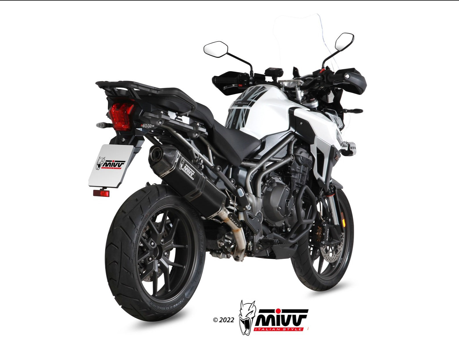 MIVV T.015 TRIUMPH TIGER 1200 ( 2016 / 20 ) Slip-on Exhaust "Speed Edge" ( black; approved) – Accessories in the 2WheelsHero Motorcycle Aftermarket Accessories and Parts Online Shop