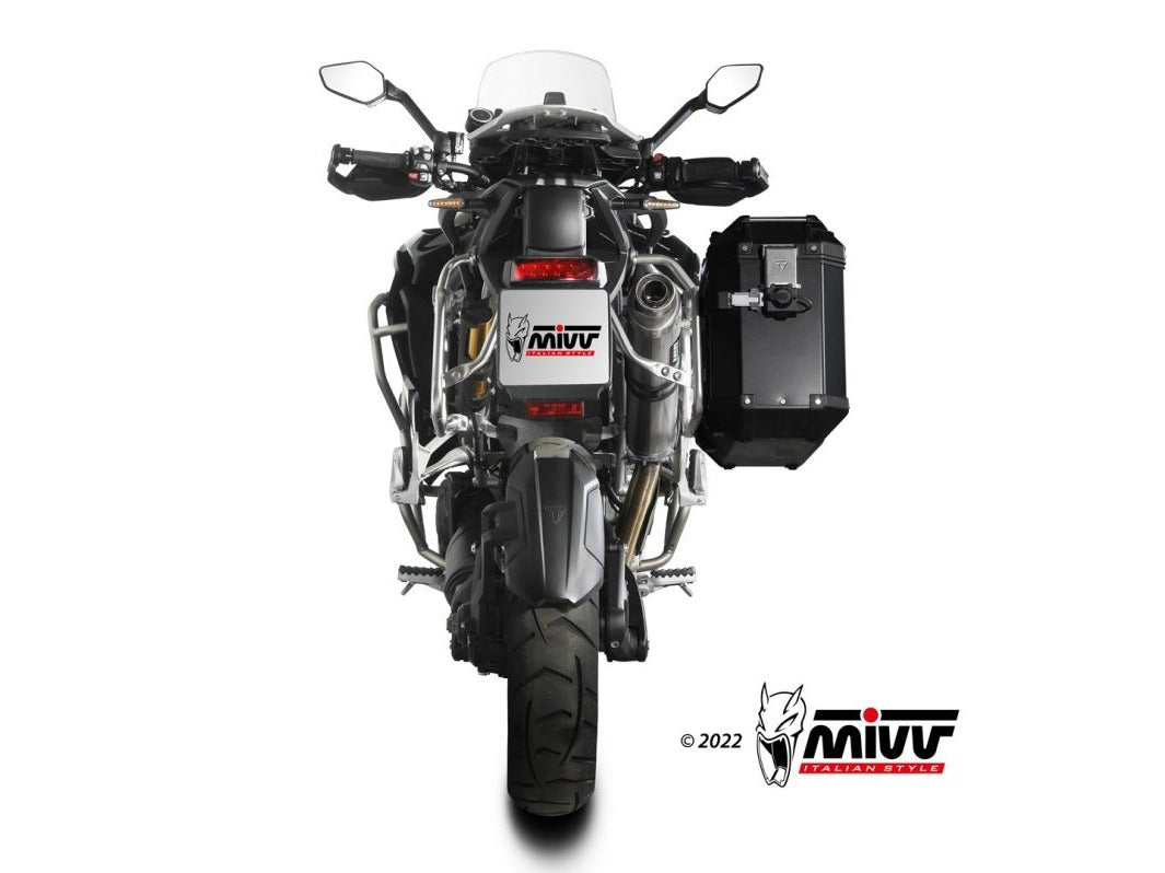 MIVV T.023 TRIUMPH TIGER 1200 ( 2021+ ) Slip-on Exhaust "Dakar" ( stainless steel; approved) – Accessories in the 2WheelsHero Motorcycle Aftermarket Accessories and Parts Online Shop