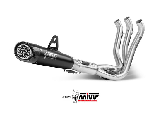 MIVV T.022 TRIUMPH TIGER SPORT 660 ( 2022+ ) Full System Exhaust "X-M5" (black; not approved) – Accessories in the 2WheelsHero Motorcycle Aftermarket Accessories and Parts Online Shop
