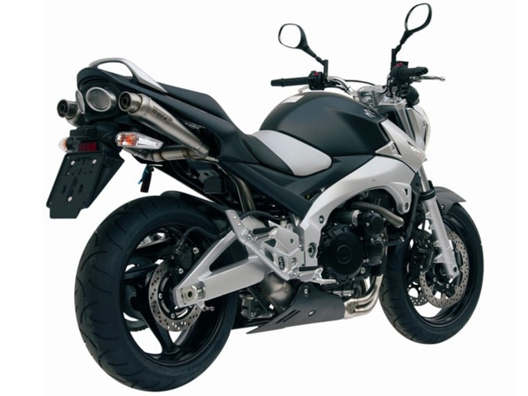 MIVV US.020 SUZUKI GSR 600 ( 2006 / 10 ) Dual Slip-on Exhaust "X-Cone" (stainless steel; approved) – Accessories in the 2WheelsHero Motorcycle Aftermarket Accessories and Parts Online Shop