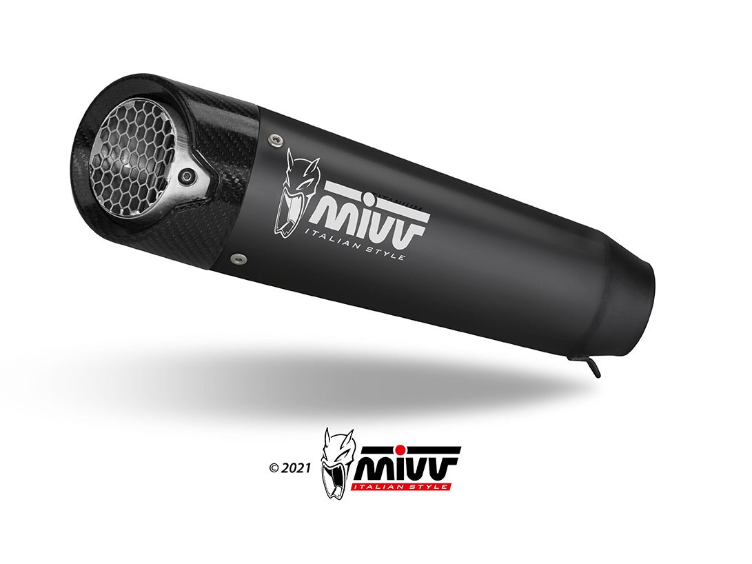 MIVV S.062 SUZUKI GSX-8R / 8S ( 2022+ ) Full System Exhaust "X-M5" (black; not approved) – Accessories in the 2WheelsHero Motorcycle Aftermarket Accessories and Parts Online Shop
