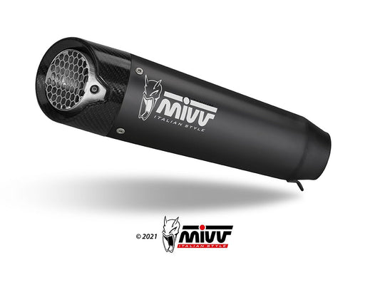 MIVV S.062 SUZUKI GSX-8R / 8S ( 2022+ ) Full System Exhaust "X-M5" (black; not approved) – Accessories in the 2WheelsHero Motorcycle Aftermarket Accessories and Parts Online Shop