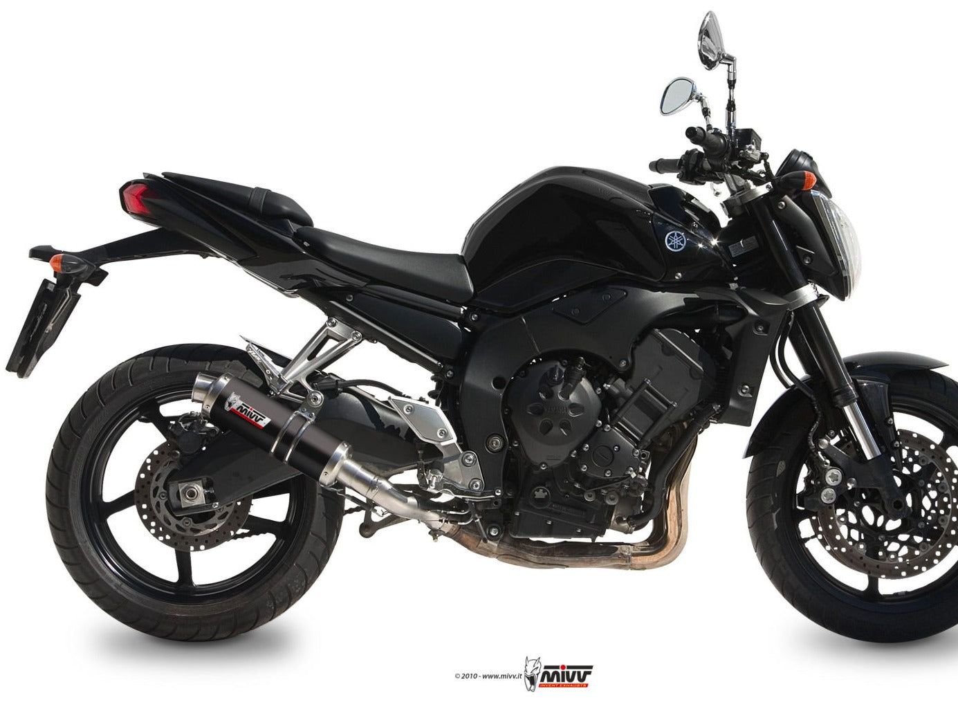 MIVV Y.023 YAMAHA FZ1 / FZ1 FAZER ( 2006 - 2016 ) Slip- on Exhaust "GP" ( black; approved) – Accessories in the 2WheelsHero Motorcycle Aftermarket Accessories and Parts Online Shop