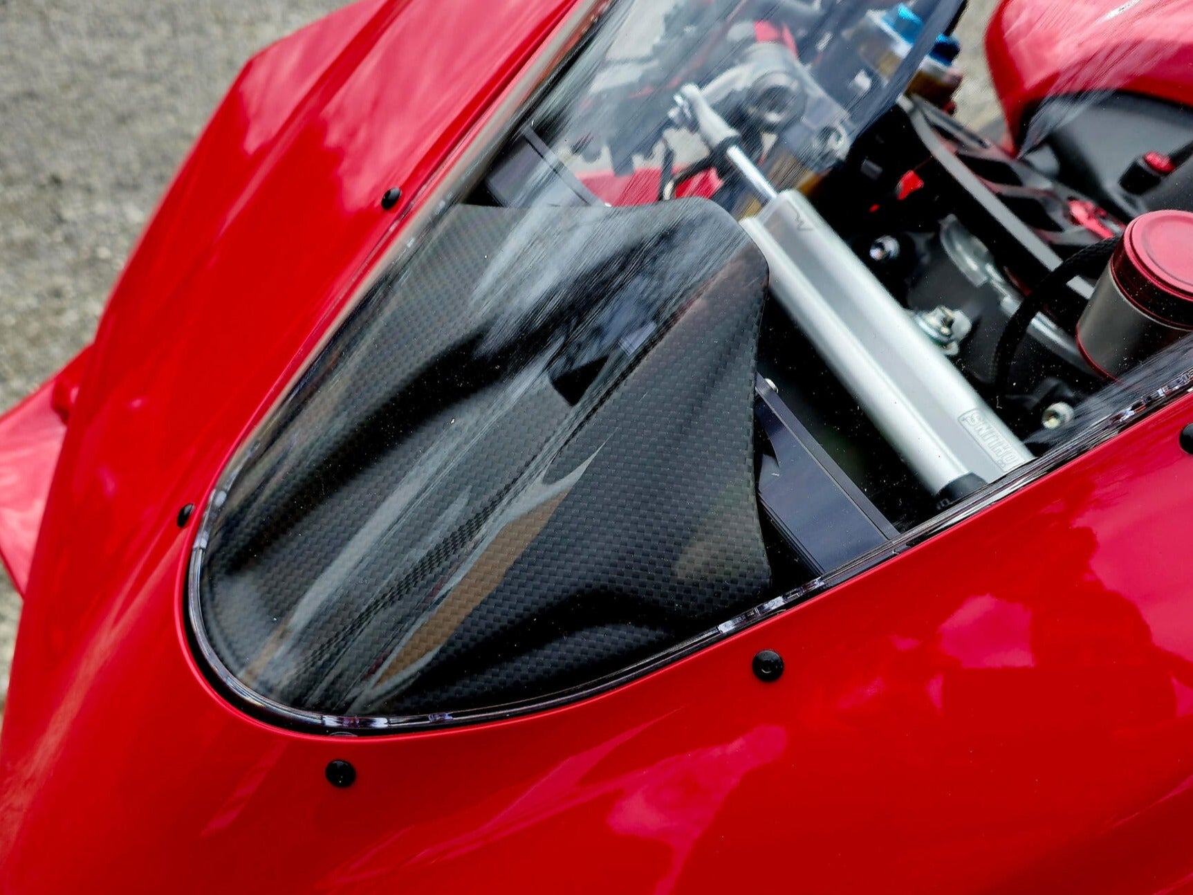 CNC RACING ZA415 Ducati Panigale V4 (2025+) Carbon Front Fairing Infill – Accessories in the Motodeal Motorcycle Aftermarket Accessories and Parts Online Shop