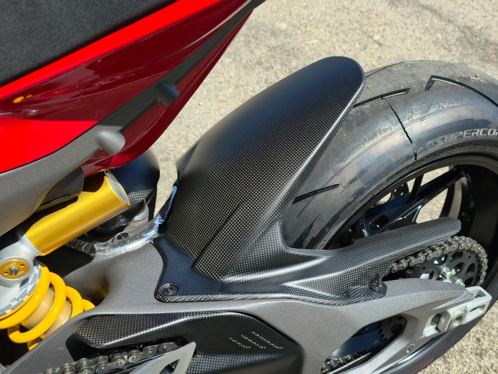 CNC RACING ZA422 Ducati Panigale V4 (2025+) Carbon Rear Fender – Accessories in the Motodeal Motorcycle Aftermarket Accessories and Parts Online Shop