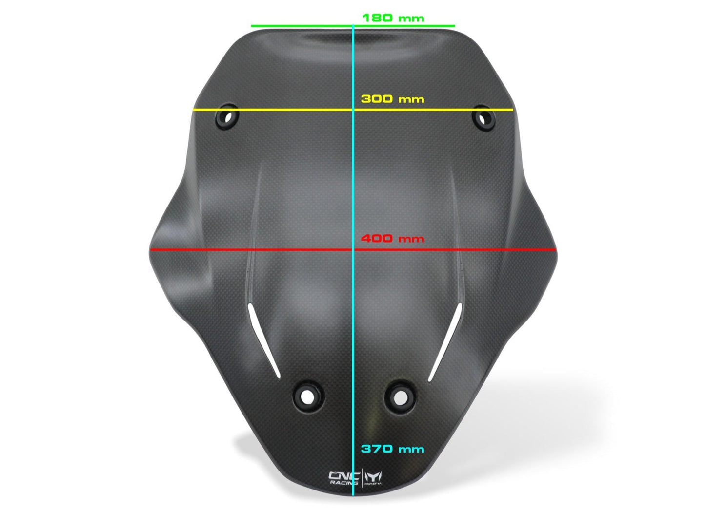 ZA989 - CNC RACING Ducati Multistrada V4 (2021+) Carbon Sport Screen – Accessories in the Motodeal Motorcycle Aftermarket Accessories and Parts Online Shop