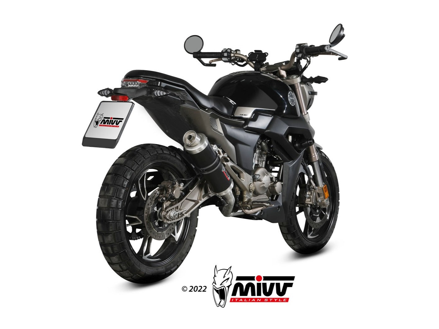 MIVV Z.001 ZONTES ZT 125 G1 / U ( 2021+ ) Full System High Exhaust "GP" (black; approved) – Accessories in the 2WheelsHero Motorcycle Aftermarket Accessories and Parts Online Shop