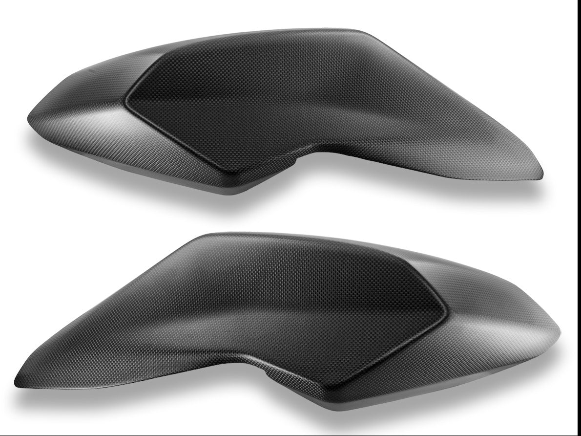 CRB202 - DBK Ducati Hypermotard 950 (2019+) Carbon Fuel Tank Side Covers – Accessories in the Motodeal Motorcycle Aftermarket Accessories and Parts Online Shop