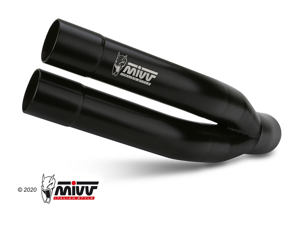 MIVV S.035 SUZUKI Gladius ( 2009 / 15 ) Slip-on Exhaust "Double Gun" (black; approved) – Accessories in the 2WheelsHero Motorcycle Aftermarket Accessories and Parts Online Shop