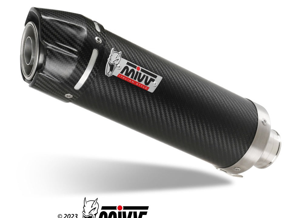 MIVV S.004 SUZUKI SV 650 ( 1999 / 2002 ) Slip-on Exhaust "GP" (carbon + cap; approved) – Accessories in the 2WheelsHero Motorcycle Aftermarket Accessories and Parts Online Shop