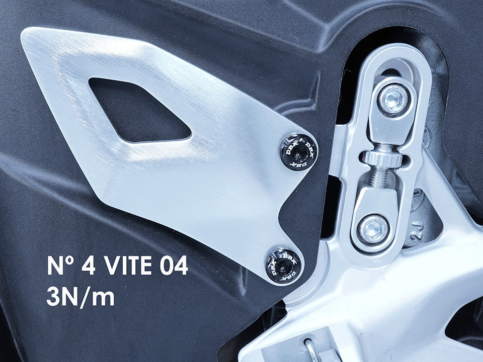 KVT103 - DBK Ducati Panigale V4 (2025+) Heel Guards Screws Kit – Accessories in the Motodeal Motorcycle Aftermarket Accessories and Parts Online Shop