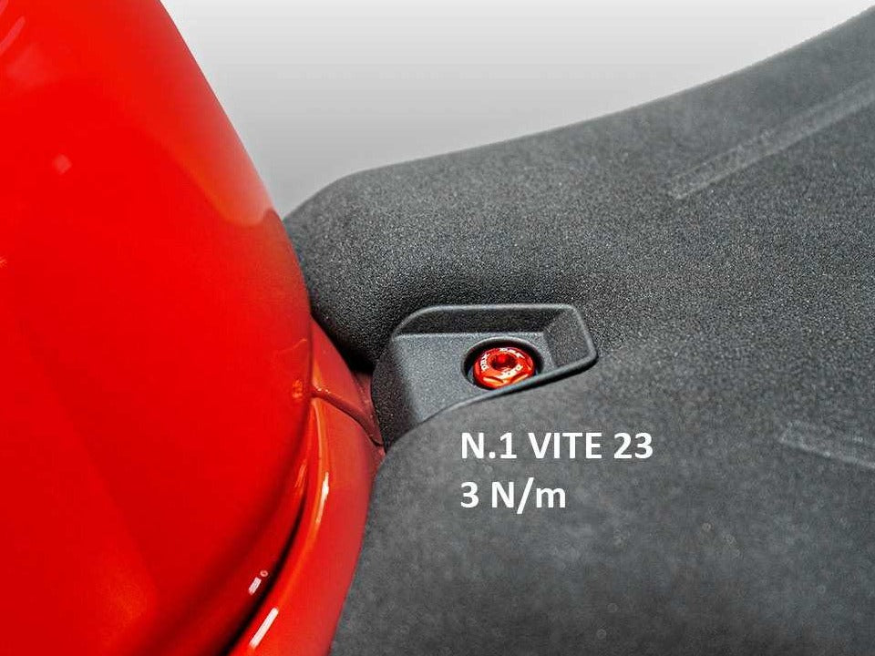 KVT105 - DBK Ducati Panigale V4 (2025+) Seat Screw Kit – Accessories in the Motodeal Motorcycle Aftermarket Accessories and Parts Online Shop