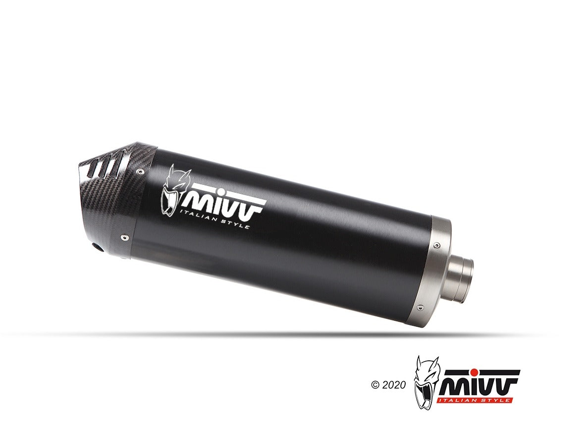 MIVV Y.061 YAMAHA T-MAX 560 (2020 - 2021) Full System Exhaust " Oval" (Black + Carbon Cap; approved) – Accessories in the 2WheelsHero Motorcycle Aftermarket Accessories and Parts Online Shop
