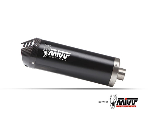 MIVV Y.061 YAMAHA T-MAX 560 (2020 - 2021) Full System Exhaust " Oval" (Black + Carbon Cap; approved) – Accessories in the 2WheelsHero Motorcycle Aftermarket Accessories and Parts Online Shop
