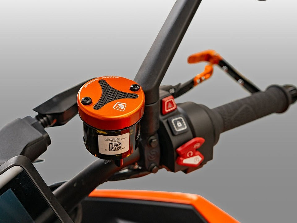 DBK TLS01 Moto Guzzi V100 / Stelvio Front Fluid Tanks Caps – Accessories in the Motodeal Motorcycle Aftermarket Accessories and Parts Online Shop