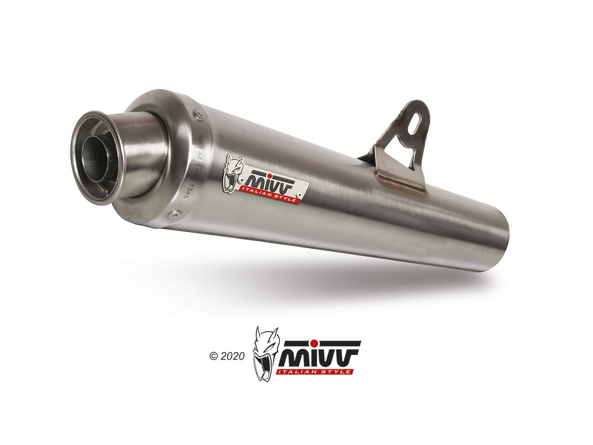 MIVV US.020 SUZUKI GSR 600 ( 2006 / 10 ) Dual Slip-on Exhaust "X-Cone" (stainless steel; approved) – Accessories in the 2WheelsHero Motorcycle Aftermarket Accessories and Parts Online Shop